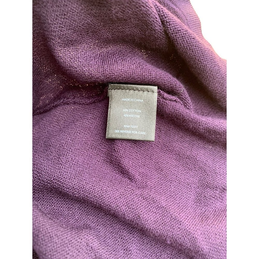 Simply Vera Vera Wang Purple Sweater - Picture 4 of 6